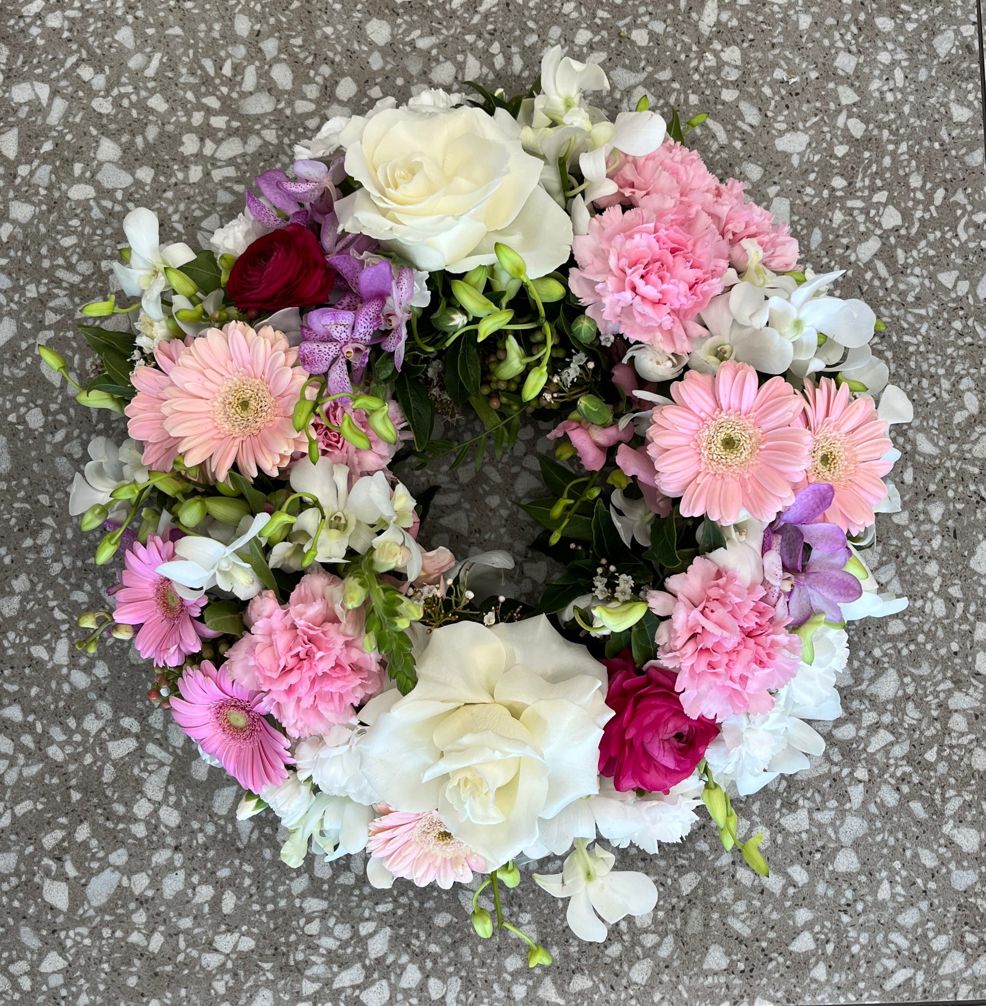 Seasonal Flower Wreath