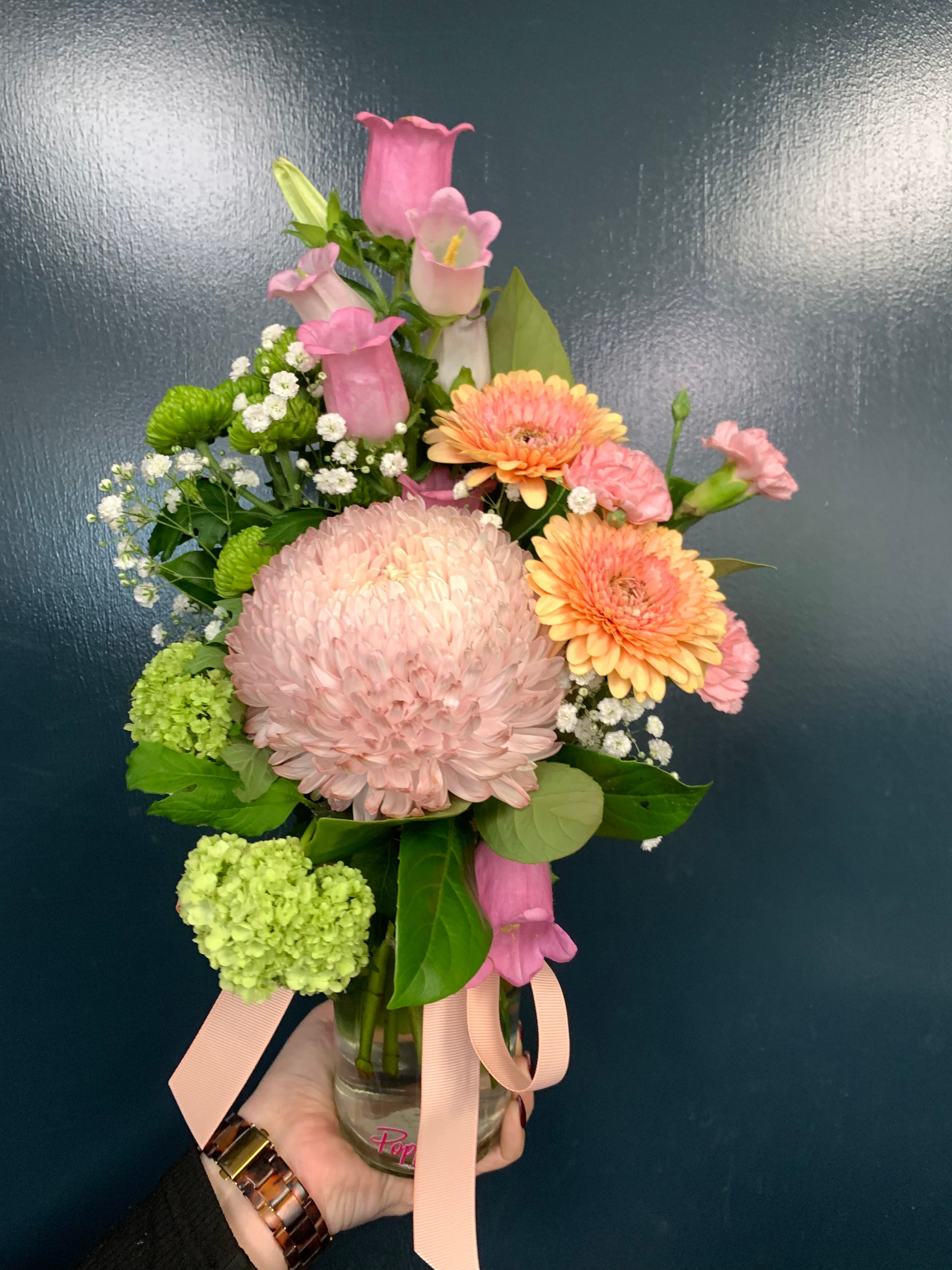 Graduation: Mixed Arrangement in a Glass Bottle